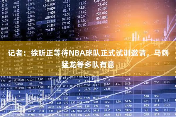 记者：徐昕正等待NBA球队正式试训邀请，马刺猛龙等多队有意