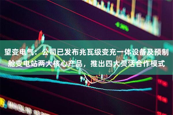 望变电气：公司已发布兆瓦级变充一体设备及预制舱变电站两大核心产品，推出四大灵活合作模式